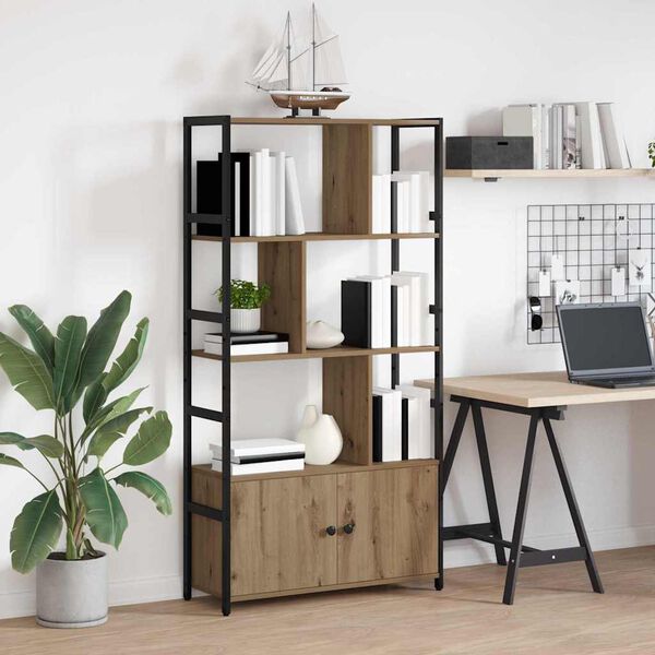 vidaXL Knygų lentyna Amatininkų ąžuolas 80 x 30 x 155,5 cm