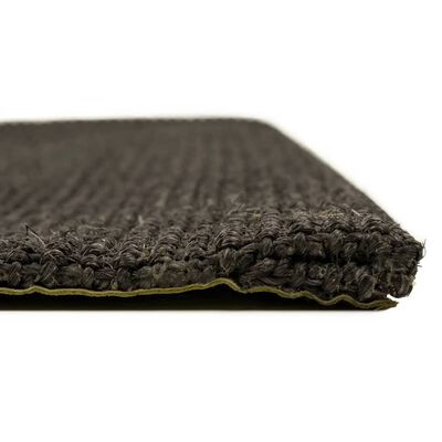 vidaXL Kilimas, juodos spalvos, 100x250cm, natūralus sizalis