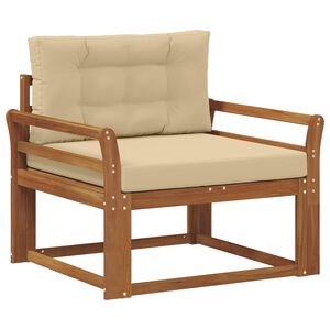 vidaXL Lauko Vidurinis Sofa Natūrali