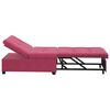 vidaXL Sofa lova Vyno raudona 194 x 67 x 82 cm Aksomas