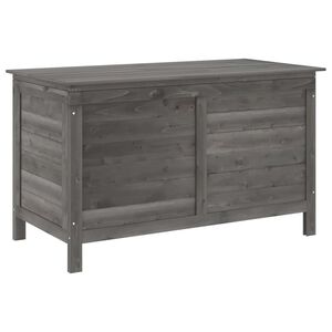 vidaXL Sodo daiktadėžė, antracito, 99x49,5x58,5cm, eglės masyvas