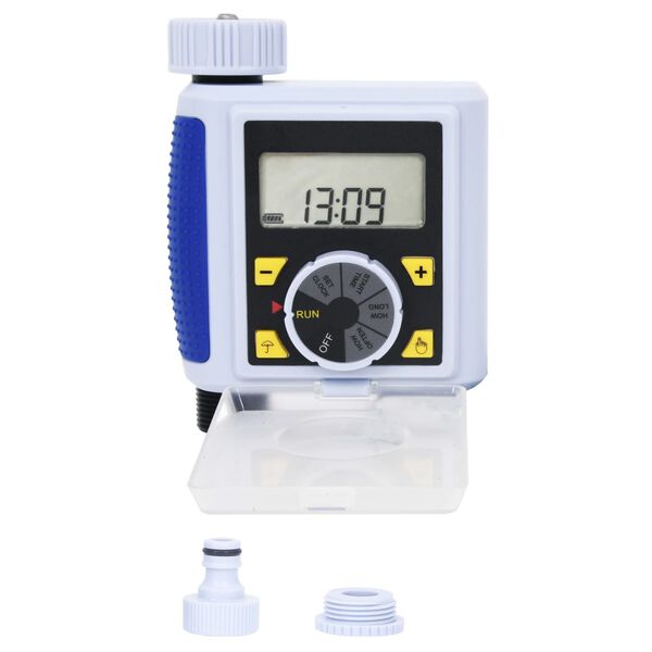 vidaXL Skaitmeninis laistymo laikmatis su išvestimi, drėgmės jutikliu