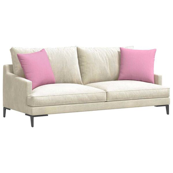 vidaXL Sofa Pagalvės 2 pcs Rožinė 45 x 45 cm audinys