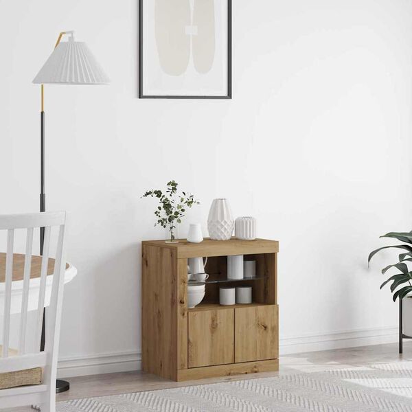 vidaXL Kabalas Ruda 60.5 x 37 x 67 cm Apdirbta mediena