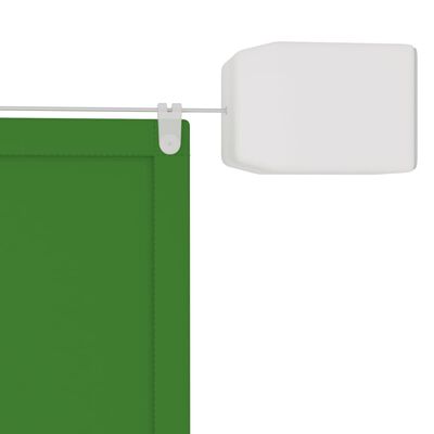 vidaXL Vertikali markizė, šviesiai žalia, 100x1200cm, oksfordo audinys