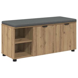 vidaXL Koridoriaus suolas Amatinė Ąžuolas 100 x 38 x 46 cm