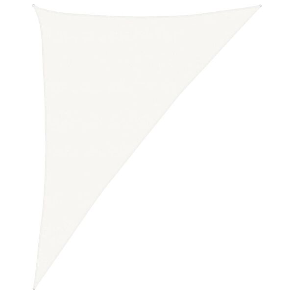 vidaXL Uždanga nuo saulės, baltos spalvos, 4x5x6,8m, HDPE, 160g/m&sup2;