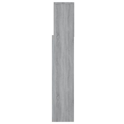 vidaXL Galvūgalis-spintelė, pilkos ąžuolo spalvos, 160x19x103,5cm