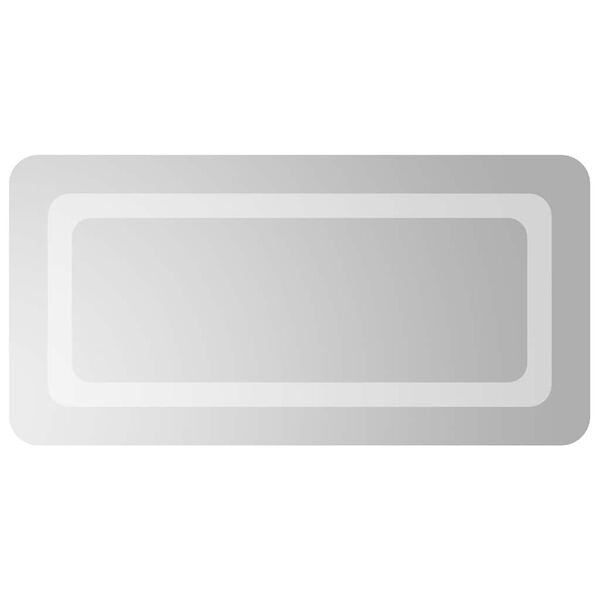 vidaXL Vonios kambario LED veidrodis, 60x30cm