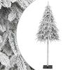 vidaXL Dirbtinė Kalėdų eglutė, 150cm, padengta sniegu