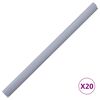 vidaXL Privatumo suteikianti sodo pertvara, pilka, 35x0,19m, PVC