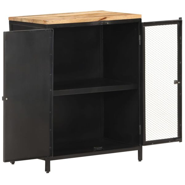 vidaXL Šoninė spintelė, 60x35x78cm, neapdorotos mango medienos masyvas