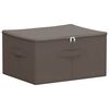 vidaXL Saugojimo dėžė 24 vnt. Neaustinis audinys 43 x 34 x 23 cm Pilka