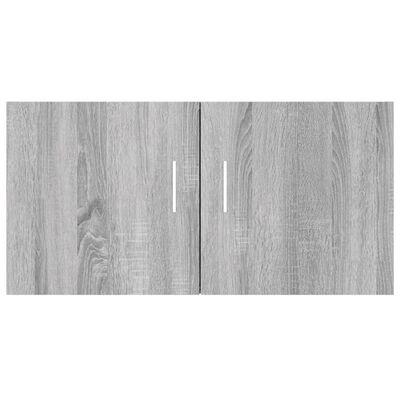 vidaXL Sieninė spintelė, pilkos ąžuolo spalvos, 80x39x40cm, mediena
