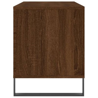 vidaXL Vinilinių plokštelių spintelė, ruda, 100x38x48cm, mediena