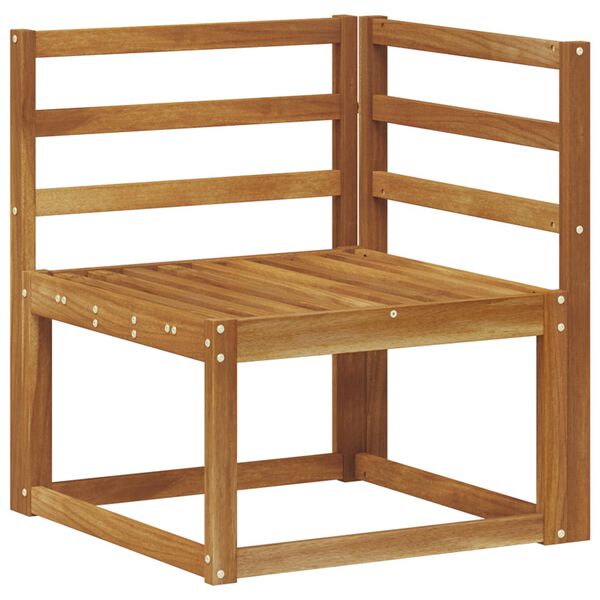 vidaXL Lauko sofos komplektas su pagalve 6 pcs Natūralus ir grietinėlė