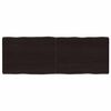 vidaXL Stalvir&scaron;is, tamsiai ruda, 140x50x(2-6) cm, medienos masyvas