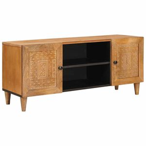 vidaXL TV vienetai &Scaron;viesiai rudas 105 x 33 x 46 cm Kietas mango medis