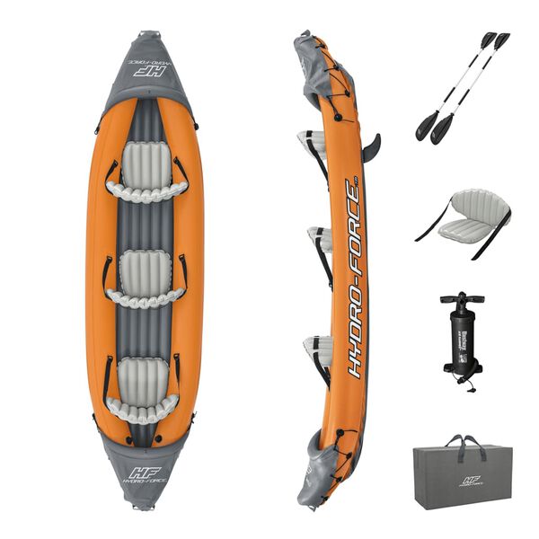 Bestway Hydro-Force Rapid x3 Pripučiamos baidarės rinkinys