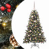 vidaXL Dirbtinė Kalėdų eglutė Žalia 120 cm PVC, plastikas ir plienas