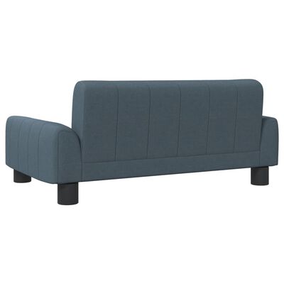 vidaXL Vaikiška sofa, tamsiai pilkos spalvos, 70x45x30cm, audinys