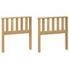 vidaXL Porankiai 2 pcs Balta 60 x 6 x 61 cm Kietos akacijos mediena
