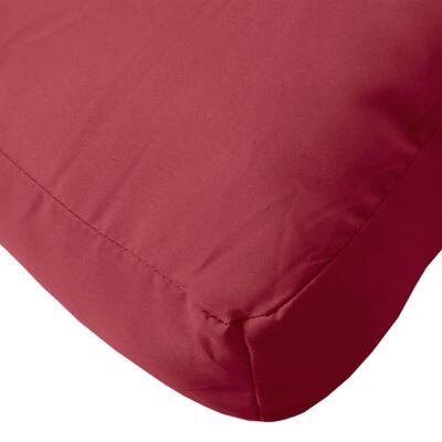 vidaXL Palečių pagalvėlės, 3vnt., raudonos spalvos, audinys