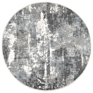 vidaXL Kilimas, spalvotas, 120cm skersmens, neslystantis, plaunamas