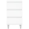 vidaXL &Scaron;oninė spintelė, baltos spalvos, 40x35x70cm, apdirbta mediena