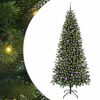 vidaXL Dirbtinė Kalėdų eglutė su 300 LED Žalia 210 cm PE ir PVC