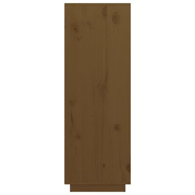 vidaXL Komoda, medaus ruda, 89x40x116,5cm, pušies medienos masyvas