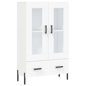 vidaXL Komoda, baltos spalvos, 69,5x31x115cm, apdirbta mediena