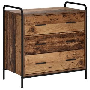 vidaXL Stalčių spintelė Sendintos medienos 70 x 39,5 x 71 cm