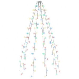 vidaXL Kalėdų eglutės girlianda su 150 spalvotų LED lempučių, 150cm