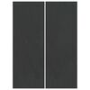 vidaXL Baseino dugno plėvelė Reguliuojamas Juoda 300 x 220 x 0,1 cm