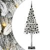vidaXL Kalėdų eglutė su 300 LED s stovu Balta 210 cm PE ir Plienas