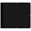 vidaXL Balkono pertvara, juoda, 90x700cm, 100% oksfordo poliesteris