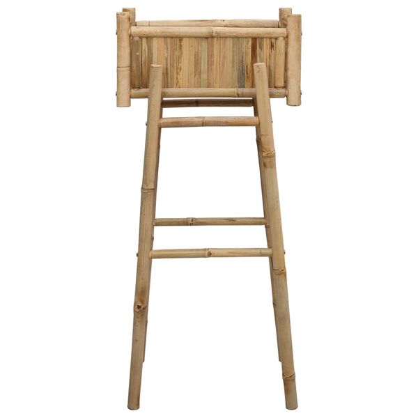 vidaXL Sodo vazonas su laikikliu Natūrali 50 x 38 x 114 cm Bambukas