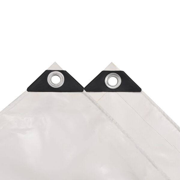 vidaXL Tentas, 650g/m&sup2;, 3x6m, baltas