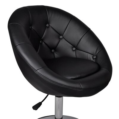 vidaXL Baro kėdė, juoda, dirbtinė oda