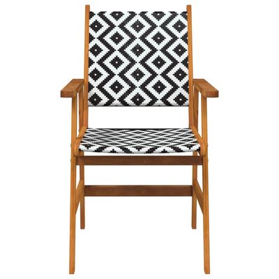 vidaXL Sodo kėdės, 8vnt., akacijos medienos masyvas (4x316249)