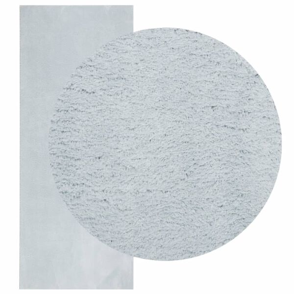 vidaXL Kilimas HUARTE, mėlynos spalvos, 80x200cm, trumpi &scaron;ereliai