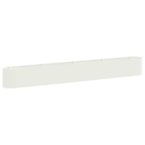 vidaXL Pakelta sodo lova Balta 360 x 40 x 40 cm