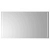 vidaXL LED vonios veidrodis Skaidrus 90 x 50 cm grūdintas stiklas