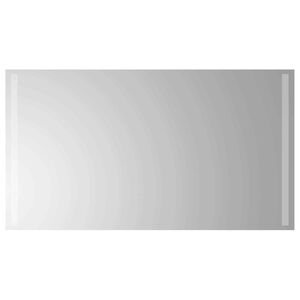 vidaXL LED vonios veidrodis Skaidrus 90 x 50 cm grūdintas stiklas