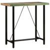 vidaXL Baro stalas, 110x55x107cm, perdirbtos medienos masyvas/geležis