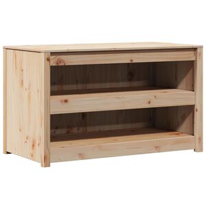 vidaXL Virtuvės spintelė Ruda 106 x 55 x 64 cm Pušies medienos masyvas