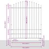 vidaXL Sodo tvora 5 pcs Pilka 170 x 225 cm