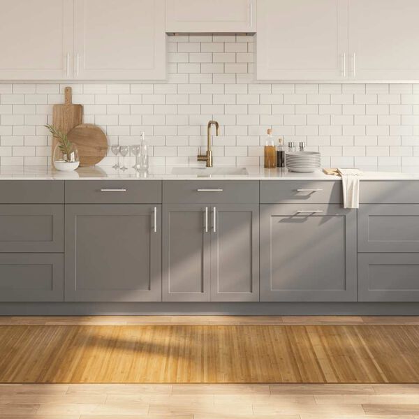 vidaXL Kilimas, natūralios spalvos, 80x1000cm, bambukas, stačiakampis