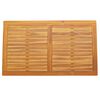 vidaXL Stalo vir&scaron;us Natūralus aliejus 120 x 70 x 2 cm
